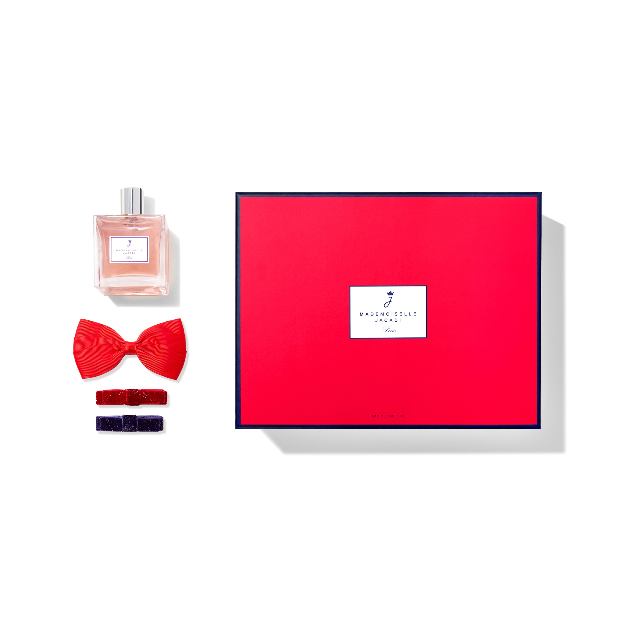 Jacadi - Geschenkset Mademoiselle Jacadi 100 ml - rood/marineblauw