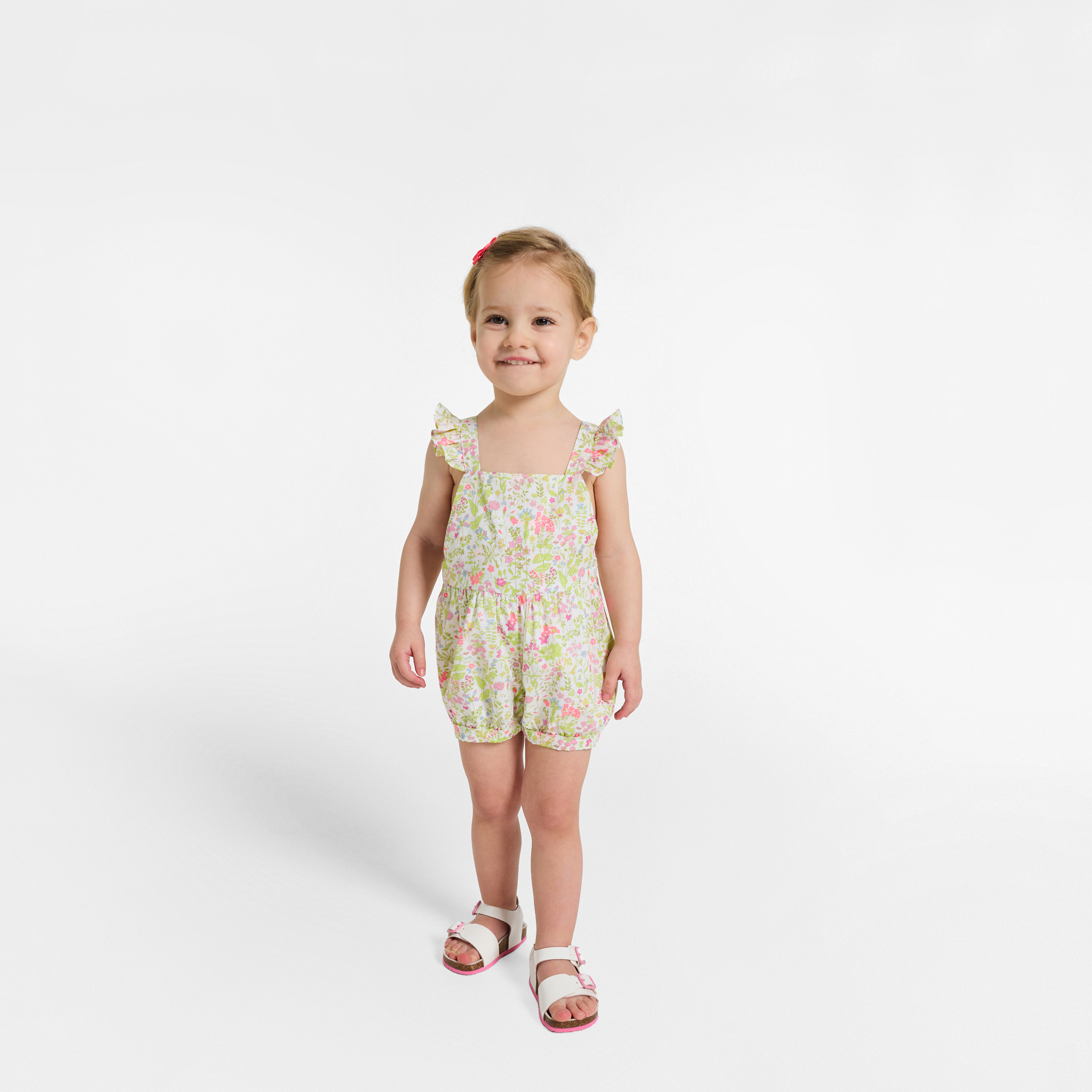 Jacadi - Pakje van Liberty Fabrics-stof baby meisje - wit/meerdere kleuren