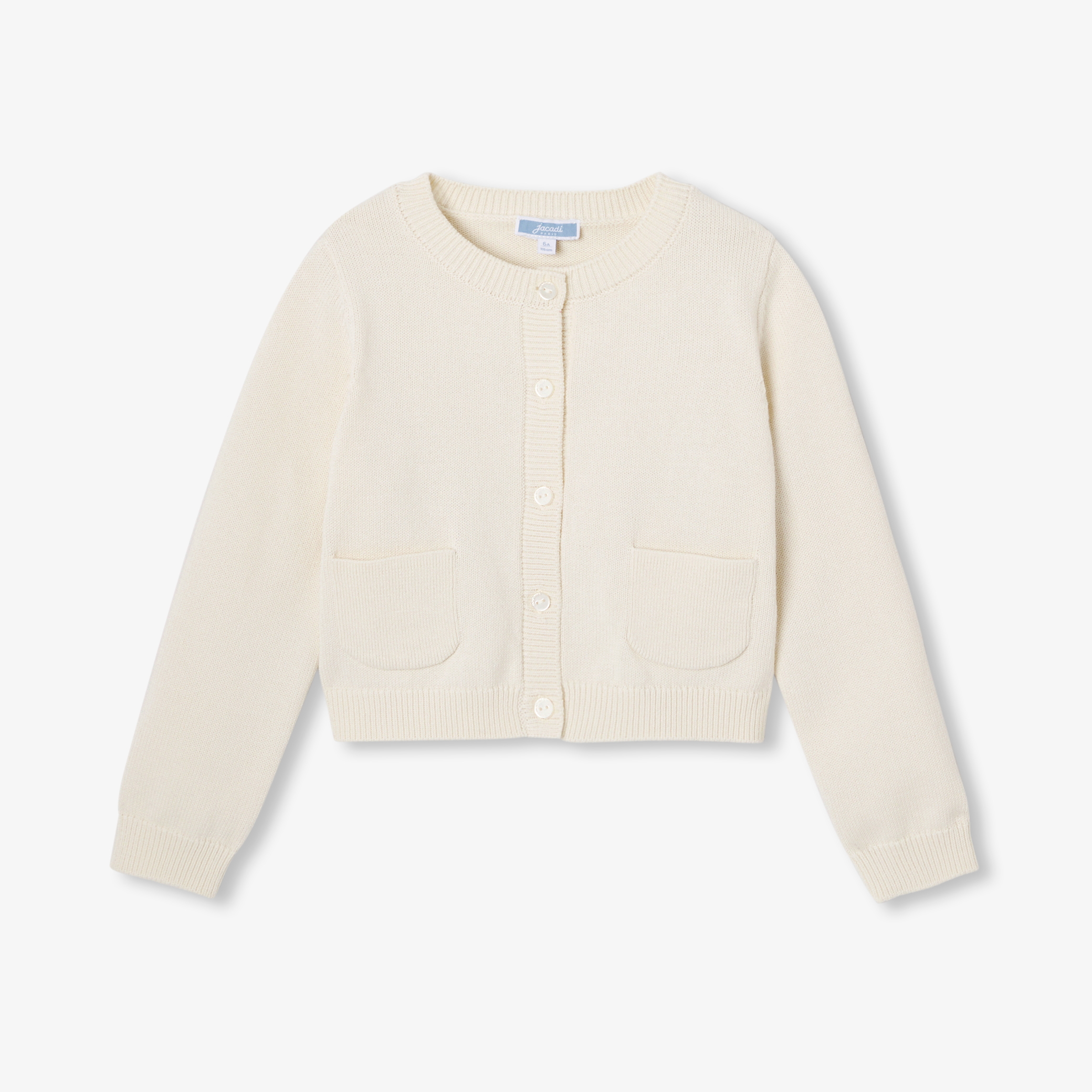 Jacadi - Vest van katoenen jersey kind meisje - creme