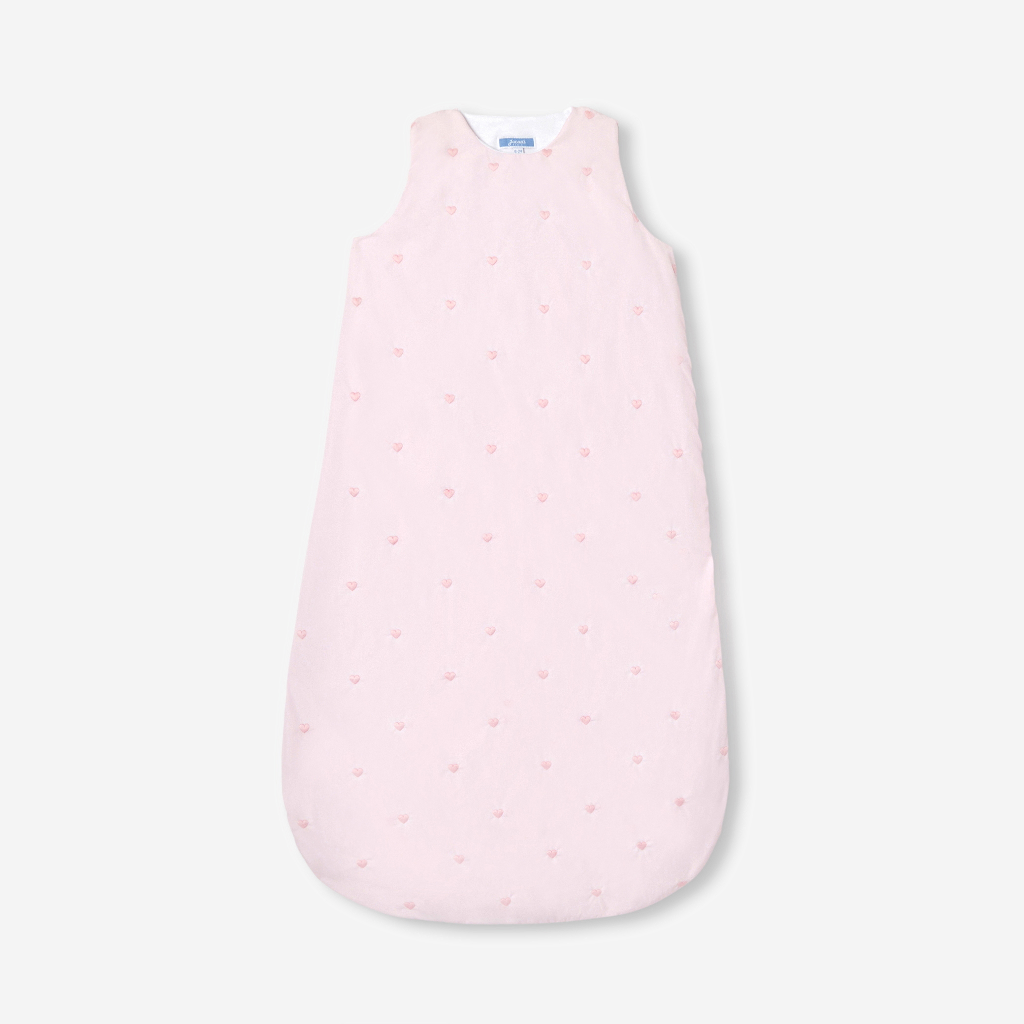 Jacadi - Gigoteuse évolutive en popeline brodée 6-24 mois - rose dragee