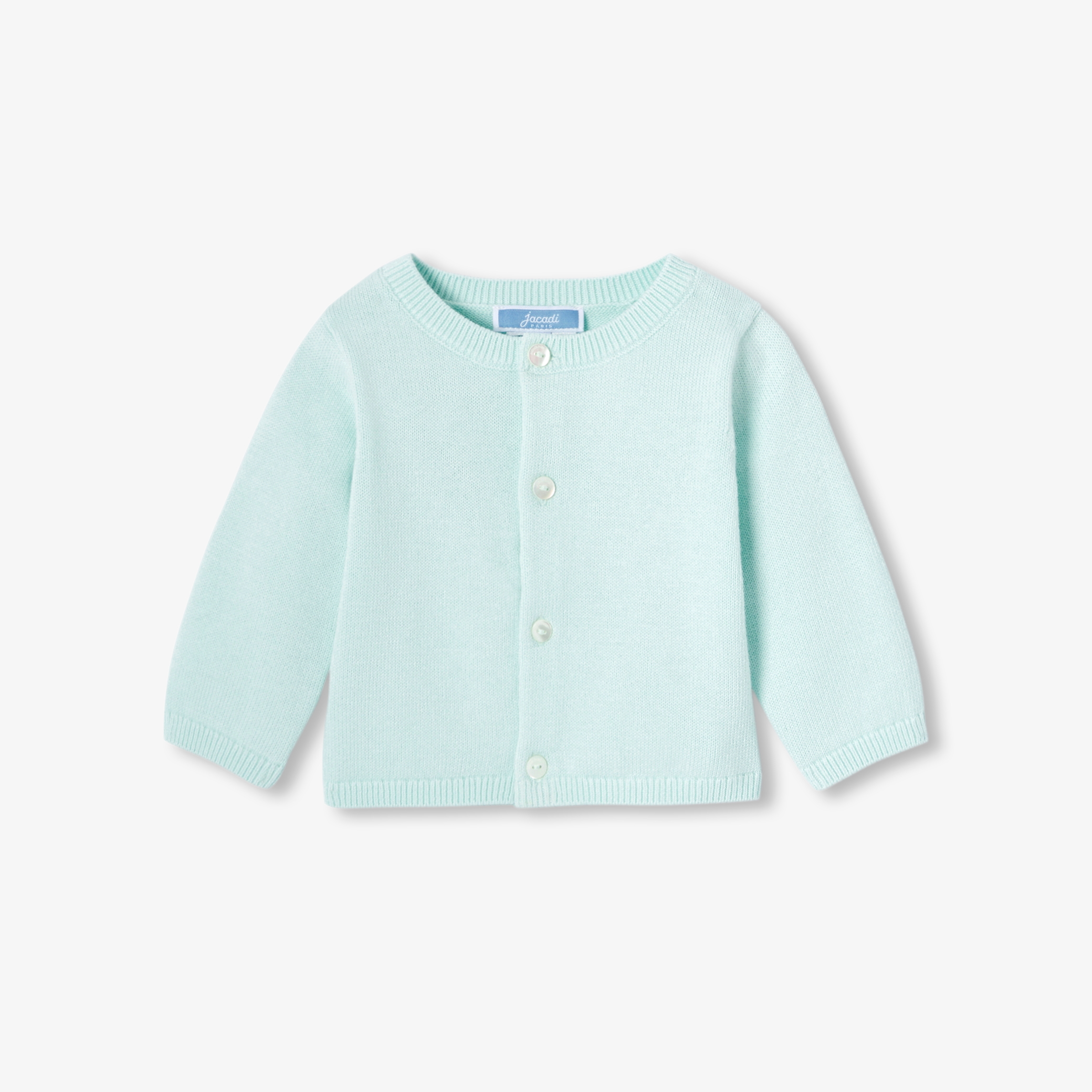 Jacadi - Vestje van jersey baby - vaalgroen - Het perfecte geboortegeschenk