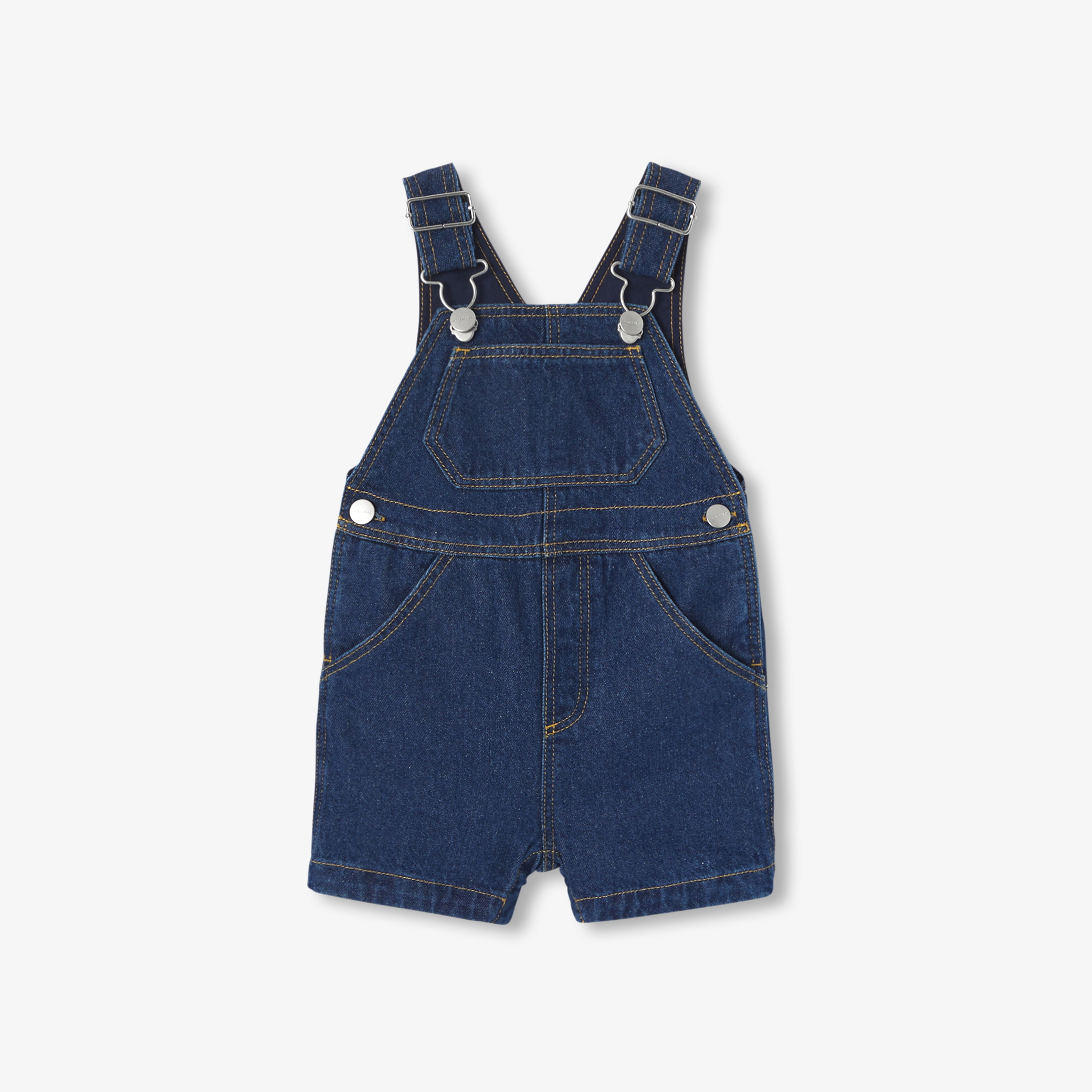Jacadi - Korte salopette van spijkerstof baby - licht denim