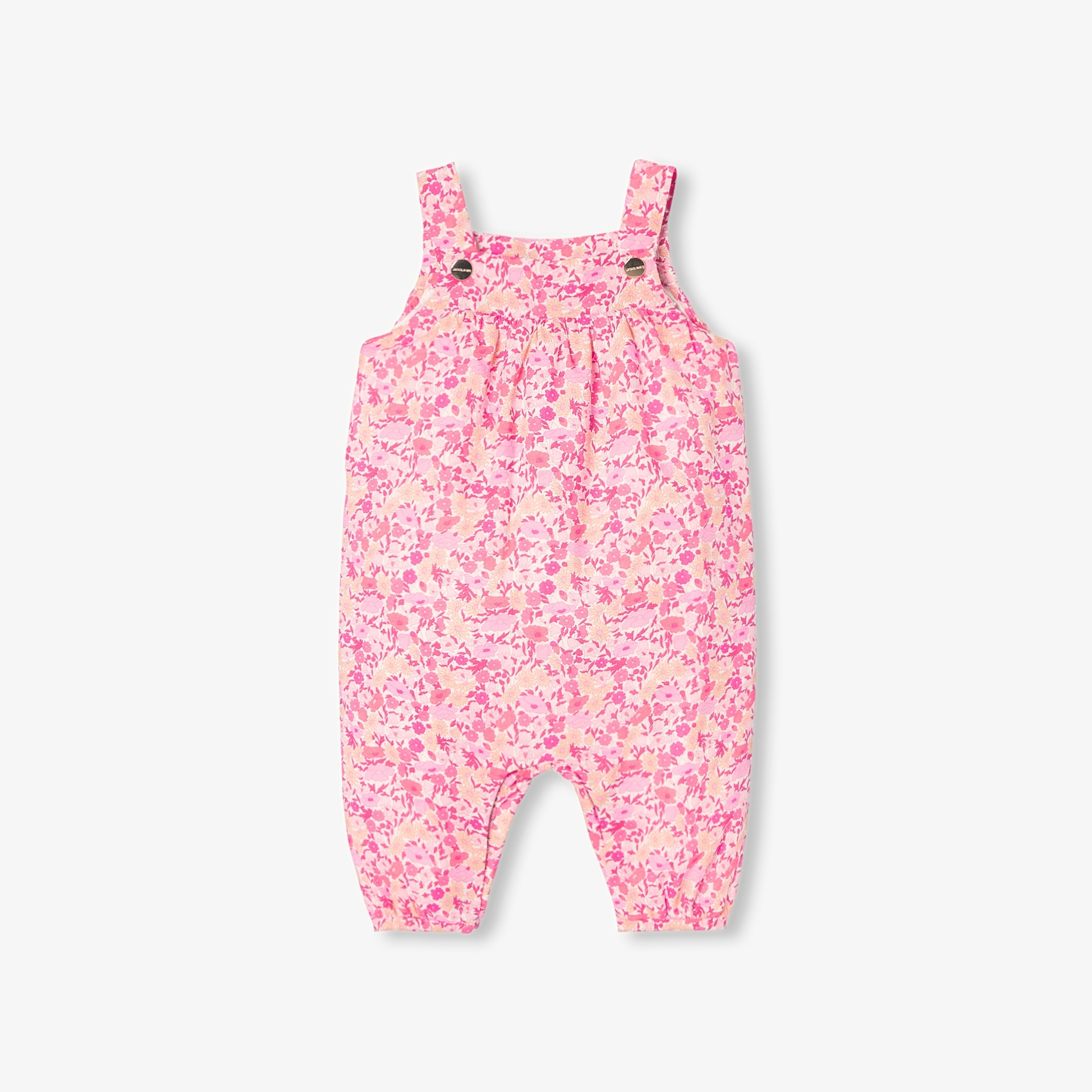 Jacadi - Salopette in Liberty stof voor babymeisjes - roze/meerdere kleuren - Het perfecte geboortegeschenk