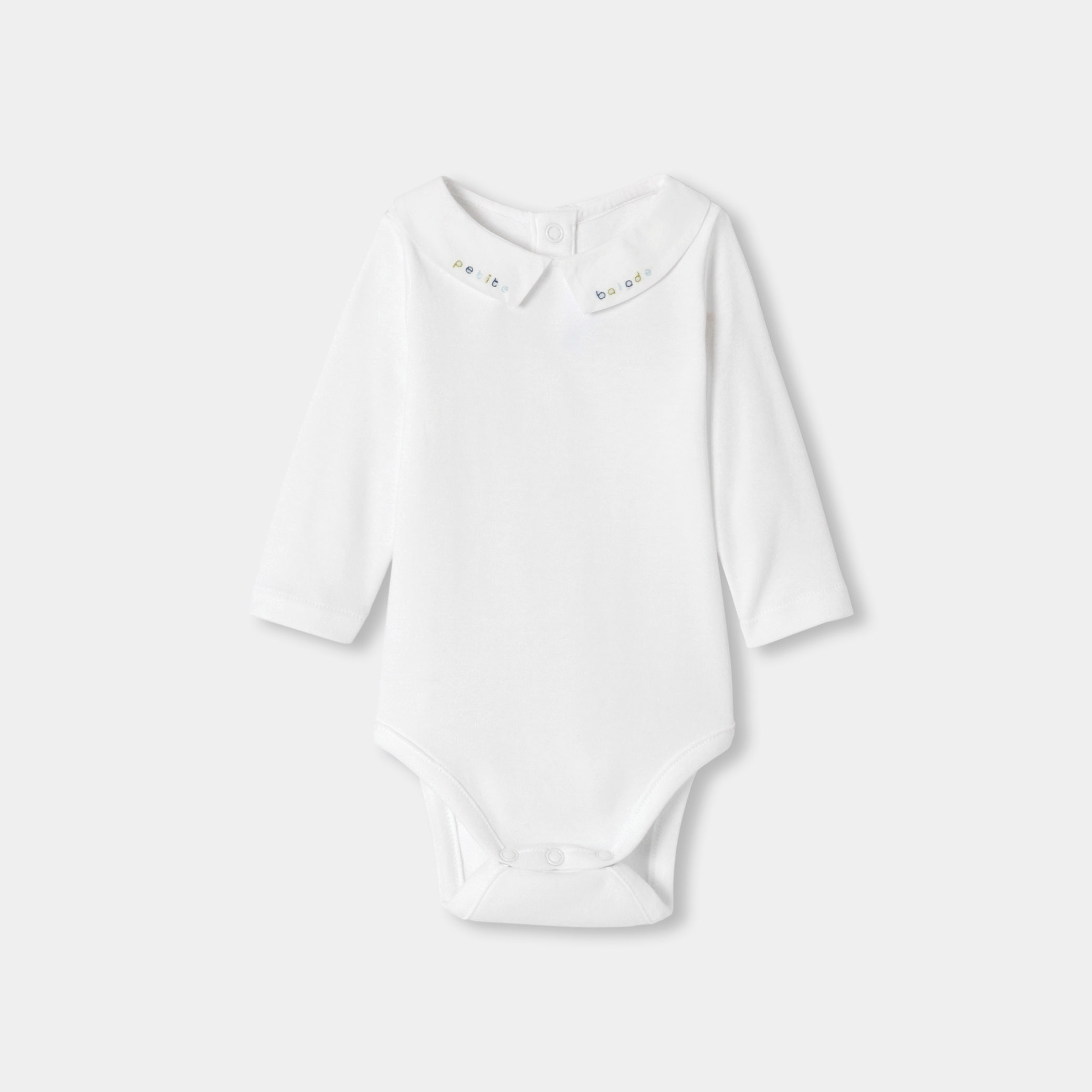 Jacadi - Rompertje met lange mouwen voor babyjongens - jacadi wit