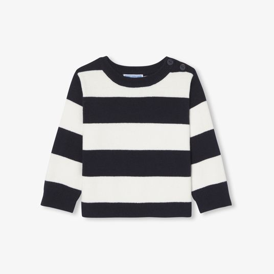 Pull rayé, sans manches, col v rayé blanc noir Only | La Redoute Pull rayé, sans manches, col v rayé blanc noir Only | La Redoute