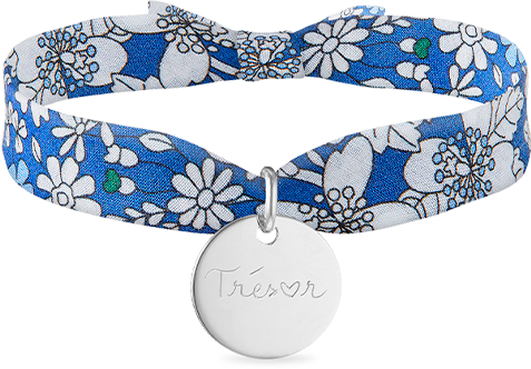 Armband-Merci-Maman-liberty-junes-meadow-zilver