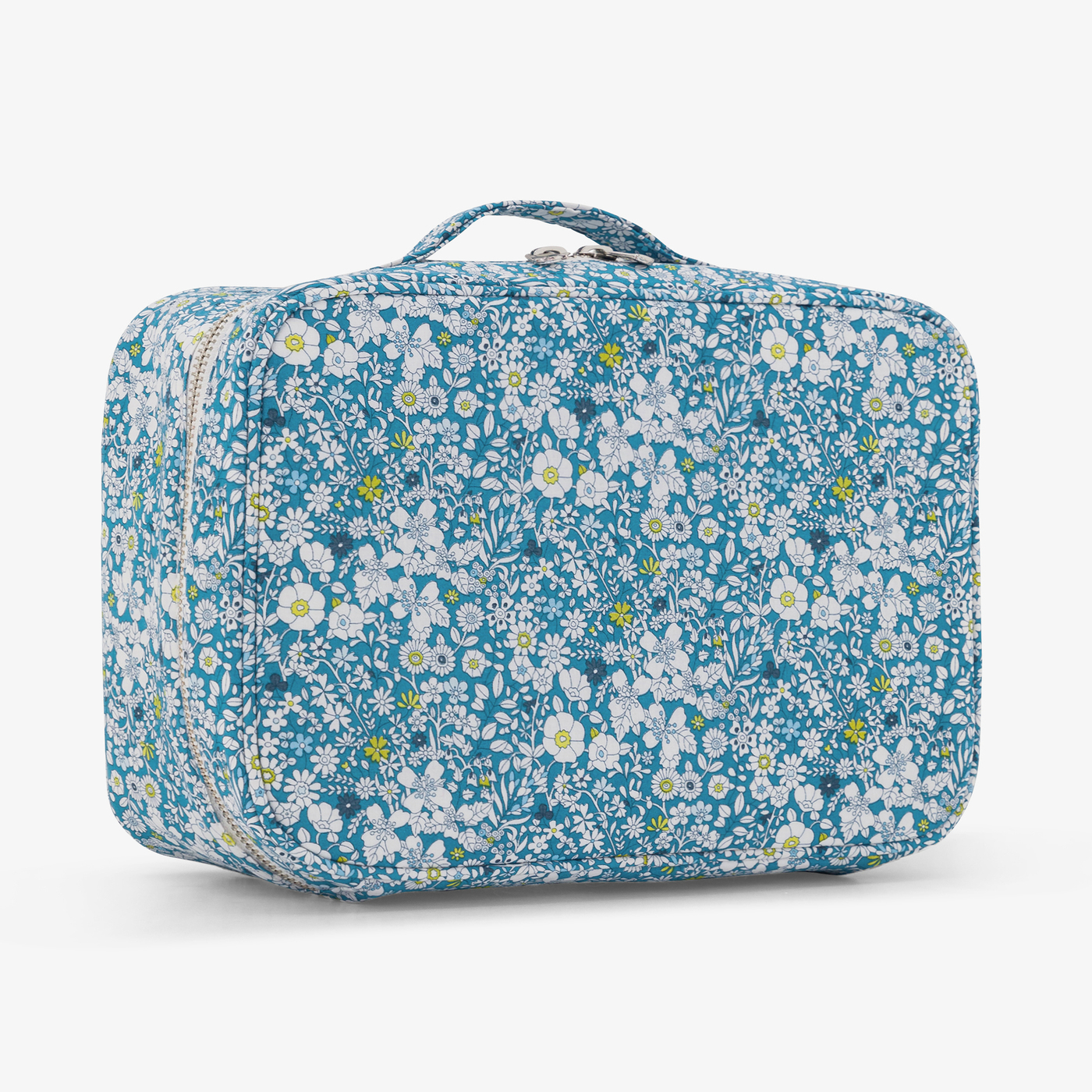 Jacadi Valise Valise Liberty Valise En Tissu Liberty Bleu/multico