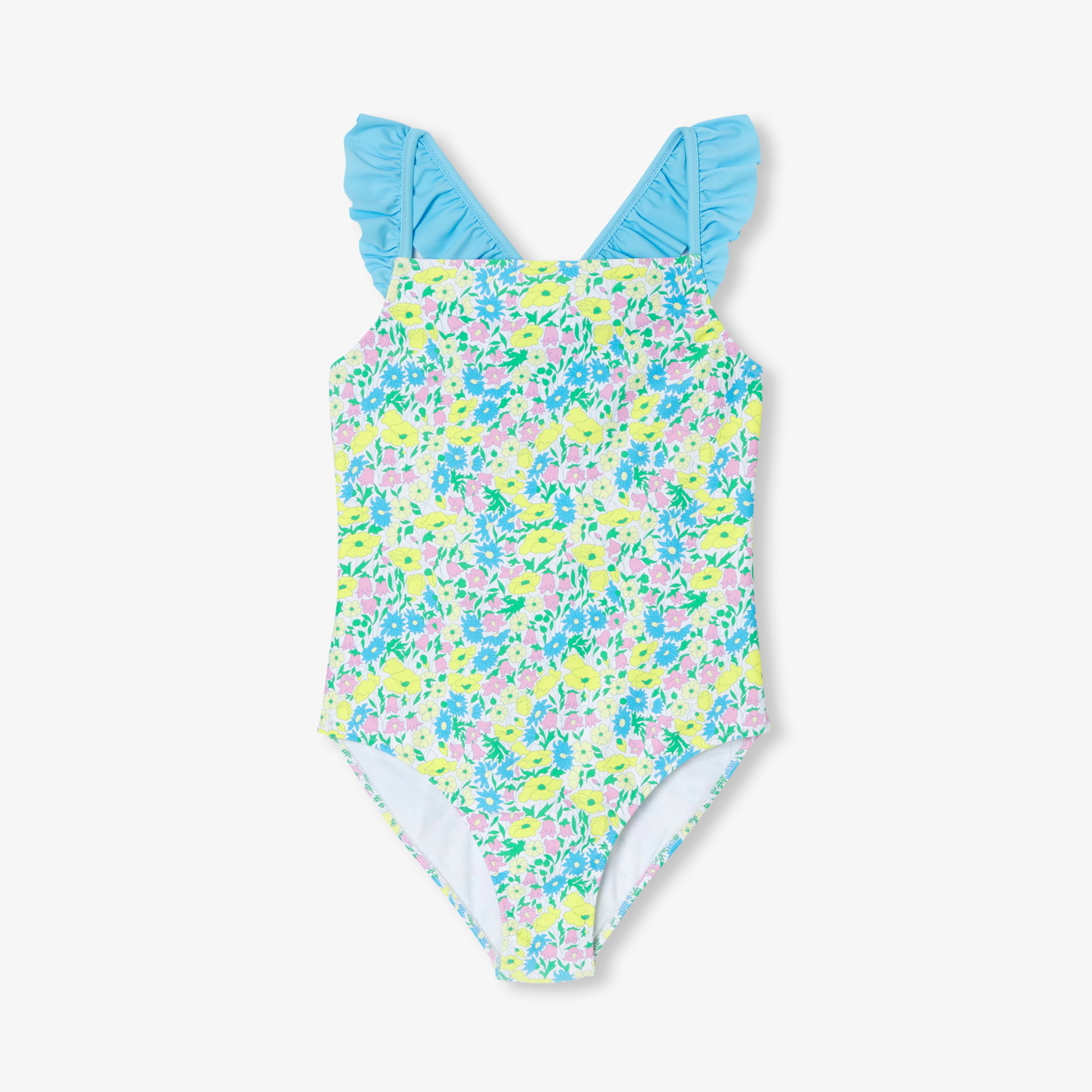 Maillot de bain pièce enfant fille en tissu Liberty